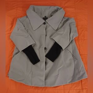 Bitte Kai Rand Jacket Womens Large Gray Button